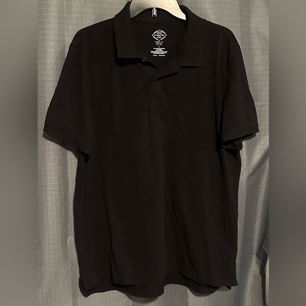 St John’s Bay Black Polo Shirt